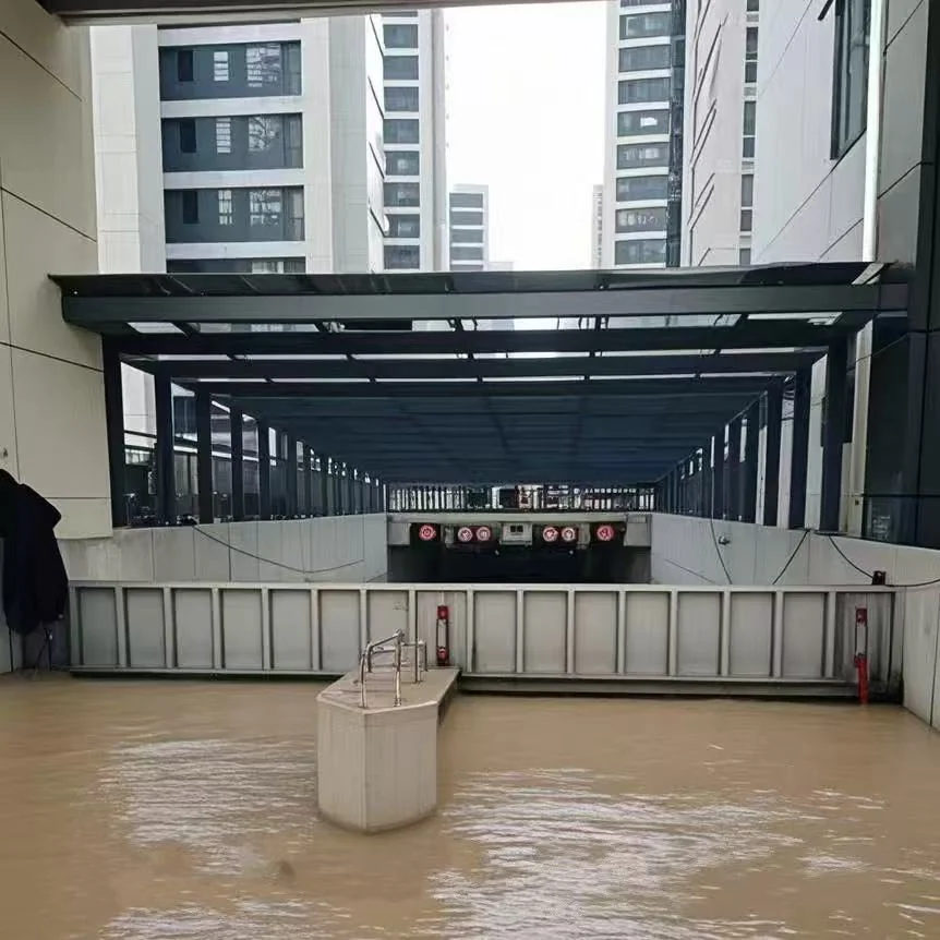 翻板式水动力自动挡水闸